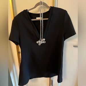 AREA London crystal butterfly dress NWT